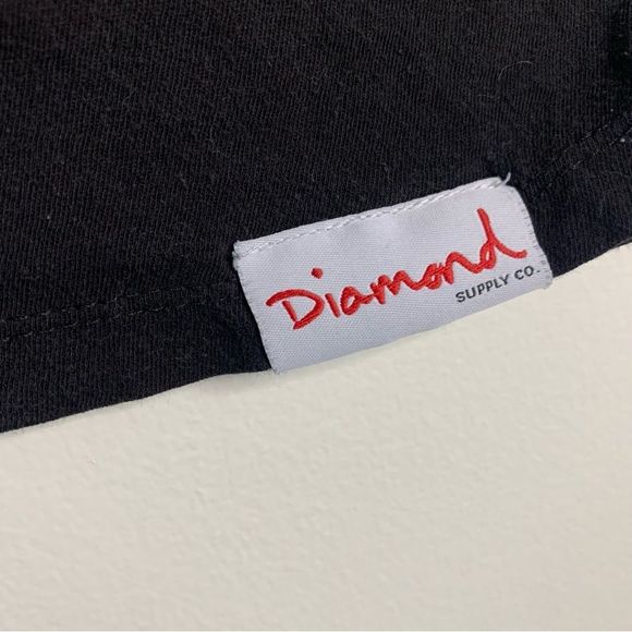 4 for 25$ Diamond Supply Co. Graphic V-Neck Tee Black Size Small. - Picture 5 of 8